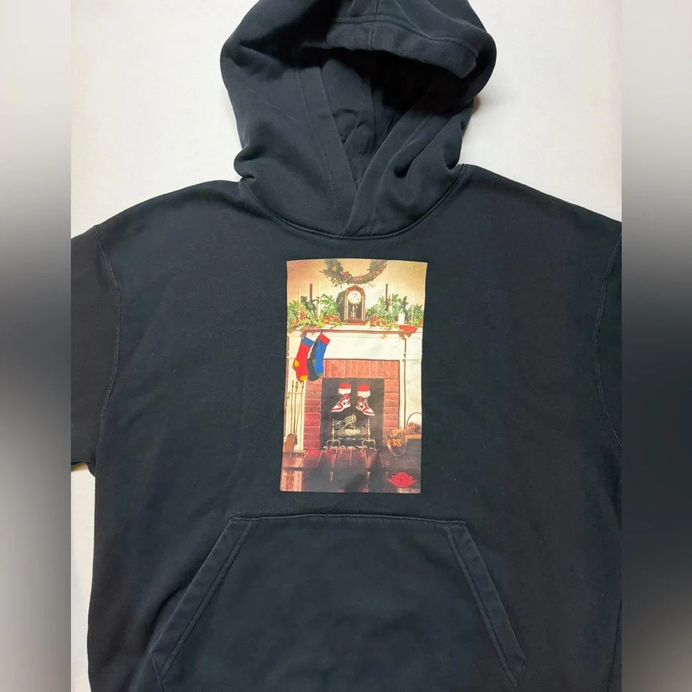 Jordan Jumpman‎ Chimney Black Medium Fleece Pullover Hoodie